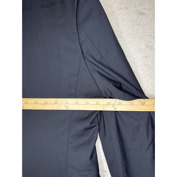 Daily OppoSuits Men's Blazer Sports Coat Black Two Button Solid Lined Size 42 - Picture 8 of 13